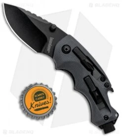Kershaw Shuffle DIY Liner Lock Knife/Multi-Tool (2.4" Black) 8720 -Kershaw Store Kersahw Shuffle DIY LL Multi Tool Black 8720 BHQ 52222 jr bottlecap