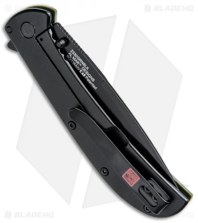 Kershaw Al Mar AM-4 Assisted Opening Knife Green G-10 (3.5" Black) 2330GRNBLK 5 Kershaw Al Mar AM-4 Assisted Opening Knife Green G-10 (3.5" Black) 2330GRNBLK - Image 3