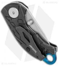 Kershaw Anso Aftereffect Liner Lock Knife Black FRN (1.70" Bead Blast) 1180 -Kershaw Store Kershaw Anso Aftereffect LL Black FRN BB 1180 BHQ 106038 jr side