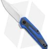 Kershaw Anso Fraxion Liner Lock Knife CF/Blue G-10 (2.75" Satin) 1160BLU