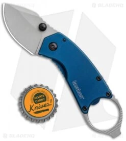 Kershaw Antic Frame Lock Knife Blue (1.75" Bead Blast) 8710 -Kershaw Store Kershaw Antic FL Blue BB 8710 BHQ 94064 jr bottlecap