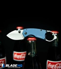 Kershaw Antic Frame Lock Knife Blue (1.75" Bead Blast) 8710 -Kershaw Store Kershaw Antic Frame Lock Knife Blue Bead Blast 8710 BHQ 94064 kp coke bottles web
