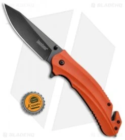 Kershaw Barricade Assisted Opening Knife Orange GFN (3.5" Black Oxide) 8650 -Kershaw Store Kershaw Barricade Orange GFN Black Oxide 8650 BHQ 52197 jr bottlecap 2