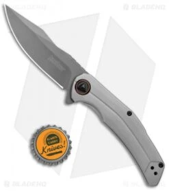Kershaw Believer Assisted Opening Knife Stainless Steel (3.25" Gray PVD) 2070 -Kershaw Store Kershaw Believer Assisted Opening SS Gray PVD 2070 BHQ 106046 jr bottlecap