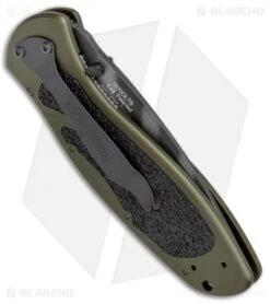 Kershaw Blur Assisted Opening Knife OD Green (3.375" Tiger Stripe) 1670OLTS 8 Kershaw Blur Assisted Opening Knife OD Green (3.375" Tiger Stripe) 1670OLTS -Kershaw Store Kershaw Blur OD Green Tiger Stripe 1670OLTS BHQ 55587 jr side 2