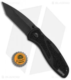 Kershaw Blur Tanto Assisted Opening Knife Black (3.375" Black) 1670TBDZ -Kershaw Store Kershaw Blur Tanto Black Black 1670TBDZ BHQ 55588 jr bottlecap