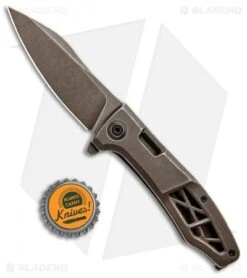 Kershaw Boilermaker Assisted Opening Frame Lock Knife Brown (3.3" Brown) 3475 -Kershaw Store Kershaw Boilermaker Assisted Opening FL Brown Brown 3475 BHQ 94084 jr bottlecap