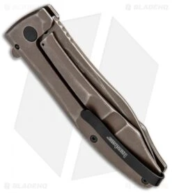 Kershaw Boilermaker Assisted Opening Frame Lock Knife Brown (3.3" Brown) 3475 -Kershaw Store Kershaw Boilermaker Assisted Opening FL Brown Brown 3475 BHQ 94084 jr side