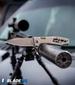 Kershaw Boilermaker Assisted Opening Frame Lock Knife Brown (3.3" Brown) 3475 -Kershaw Store Kershaw Boilermaker Assisted Opening Frame Lock Knife Brown Brown 3475 BHQ 94084 kp snipers web