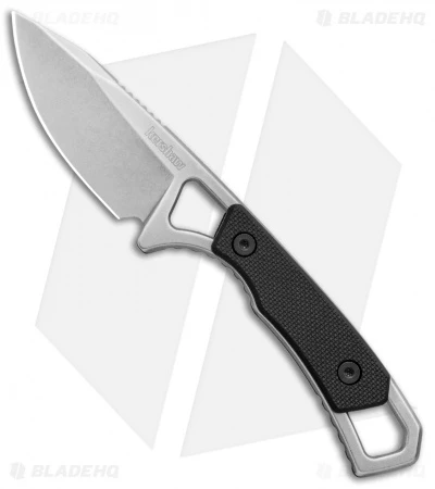 Kershaw Brace Neck Knife Fixed Blade (2" Stonewash) 2085 3 Kershaw Brace Neck Knife Fixed Blade (2" Stonewash) 2085