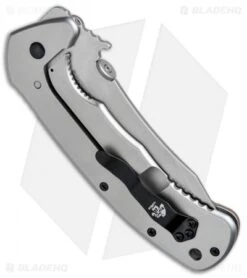 Kershaw CQC-11K Frame Lock Knife Brown G-10 (3.5" Stonewash) 6031 -Kershaw Store Kershaw CQC 11K FL Brown G 10 SW 6031 BHQ 52195 jr side