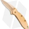 Kershaw Chive Assisted Opening Knife 24K Gold Plated (1.94" Gold) 1600G 2 Kershaw Chive Assisted Opening Knife 24K Gold Plated (1.94" Gold) 1600G -Kershaw Store Kershaw Chive AO 24K Gold Plated KS1600G BHQ 86782 jr