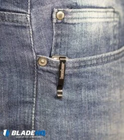 Kershaw Cryo II Tanto Assisted Opening Knife (3.25" BlackWash) 1556TBW -Kershaw Store Kershaw Cryo Assisted Opening Flipper Knife Black G 10 D2 Exclusive BHQ 91319 kp in pocket web 7