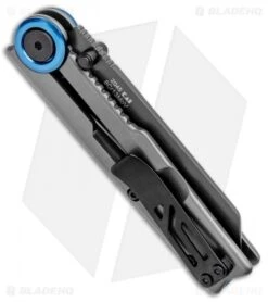 Kershaw Decibel Frame Lock Knife Gray Stainless Steel (3" Gray Ti) 2045 -Kershaw Store Kershaw Decibel FL Gray SS Gray Ti 2045 BHQ 94085 jr side