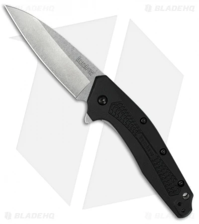 Kershaw Dividend Assisted Opening Knife Black GFN (3" Stonewash) 1812 3 Kershaw Dividend Assisted Opening Knife Black GFN (3" Stonewash) 1812