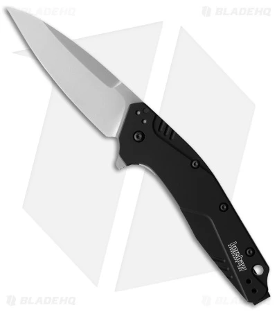 Kershaw Dividend Assisted Opening Knife Black (3" Stonewash 20CV) 1812BLK 3 Kershaw Dividend Assisted Opening Knife Black (3" Stonewash 20CV) 1812BLK