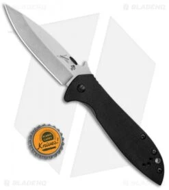 Kershaw Emerson CQC-4KXL D2 Frame Lock Knife (3.9" Stonewash) 6055D2 -Kershaw Store Kershaw Emerson CQC 4KXL D2 FL SW 6055D2 BHQ 101841 jr bottlecap