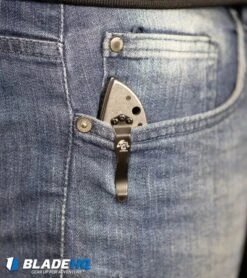 Kershaw Emerson CQC-4KXL Frame Lock Knife (3.9" Stonewash) 6055 -Kershaw Store Kershaw Emerson CQC 4KXL Frame Lock Knife Stonewash 6055 BHQ 27387 kp in pocket web 1