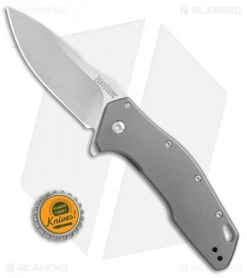 Kershaw Eris Assisted Opening Knife Gray (3" Stonewash) 1881 -Kershaw Store Kershaw Eris Gray sw BHQ 52172 jr bottlecap