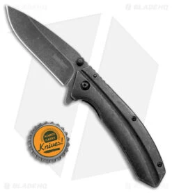 Kershaw Filter Frame Lock Knife Black (3.25" BlackWash) -Kershaw Store Kershaw Filter FL SS BlackWash BHQ 27380 jr bottlecap