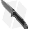 Kershaw Fringe A/O Frame Lock Knife Gray SS/Carbon Fiber (3" Gray) 8310 -Kershaw Store Kershaw Fringe AO Gray SS Carbon Fiber Gray BHQ 80593 er