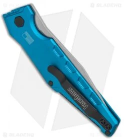 Kershaw Galyean Launch 7 Automatic Knife Teal (3.75" Stonewash) 7900TEALSW -Kershaw Store Kershaw Galyean Launch 7 Auto Teal SW 7900TEALSW BHQ 92521 jr side