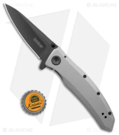 Kershaw Grid Assisted Opening Flipper Knife (3.75" Black) 2200 9 Kershaw Grid Assisted Opening Flipper Knife (3.75" Black) 2200 -Kershaw Store Kershaw Grid Assisted Opening Flipper Black BHQ 34464 jr bottlecap