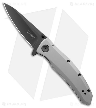 Kershaw Grid Assisted Opening Flipper Knife (3.75" Black) 2200 3 Kershaw Grid Assisted Opening Flipper Knife (3.75" Black) 2200