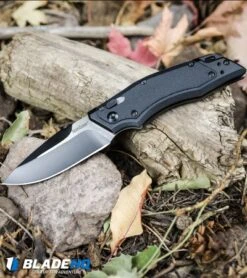 Kershaw Induction Folding Knife Black GFN (3.125" Two-Tone) 1905 -Kershaw Store Kershaw Induction Folding Knife Black GFN Two Tone 1905 BHQ 34432 kp woods web