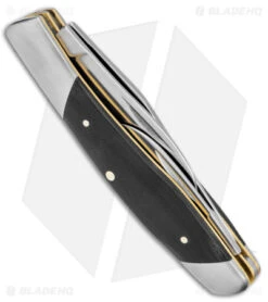 Kershaw Iredale Slip Joint Knife Black Canvas Micarta (2.6" Satin) 4386 8 Kershaw Iredale Slip Joint Knife Black Canvas Micarta (2.6" Satin) 4386 -Kershaw Store Kershaw Iredale SJ Black Canvas Micarta Satin BHQ 139786 jr side