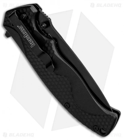 Kershaw 1338B A/O Liner Lock Knife Black GFN (3.5" Black) 5 Kershaw 1338B A/O Liner Lock Knife Black GFN (3.5" Black) - Image 3