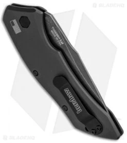 Kershaw Launch 1 Automatic Knife Gray Aluminum (3.4" Blackwash) 7100GRYBW 11 Kershaw Launch 1 Automatic Knife Gray Aluminum (3.4" Blackwash) 7100GRYBW -Kershaw Store Kershaw Launch 1 Automatic Gray Aluminum BlackWash 7100GRYBW BHQ 91254 jr side