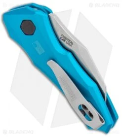 Kershaw Launch 10 Automatic Knife Teal (1.9" Stonewash) 7350 -Kershaw Store Kershaw Launch 10 Auto Teal SW 7350 BHQ 105328 jr side