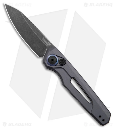 Kershaw Launch 11 Automatic Knife Gray Aluminum (2.75" Blackwash) 7550GRY 3 Kershaw Launch 11 Automatic Knife Gray Aluminum (2.75" Blackwash) 7550GRY