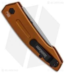 Kershaw Launch 2 Automatic Knife Bronze Aluminum (3.4" Stonewash) 7200EBSW -Kershaw Store Kershaw Launch 2 Auto Bronze Alum SW KER7200EBSW BHQ 90333 jr side