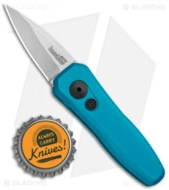 Kershaw Launch 4 CA Legal Automatic Knife Teal (1.9" Stonewash) 12 Kershaw Launch 4 CA Legal Automatic Knife Teal (1.9" Stonewash) -Kershaw Store Kershaw Launch 4 CA Legal Auto Teal SW KER7500TEALSW BHQ 92074 jr bottlecap