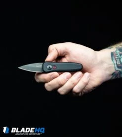 Kershaw Launch 4 CA Legal Automatic Knife (1.9" Black) 7500BLK 18 Kershaw Launch 4 CA Legal Automatic Knife (1.9" Black) 7500BLK -Kershaw Store Kershaw Launch 4 CA Legal Automatic Knife Black 7500BL BHQ 34416 in hand web 1
