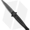 Kershaw Launch 8 Stiletto Automatic Knife Black/CF (3.6" Damascus) -Kershaw Store Kershaw Launch 8 Stiletto Automatic Knife Black CF 3in Damascus BHQ 145172 td