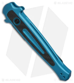 Kershaw Store -Kershaw Store Kershaw Launch 8 stiletto AK Teal CF 3in Black BHQ 177022 td spine