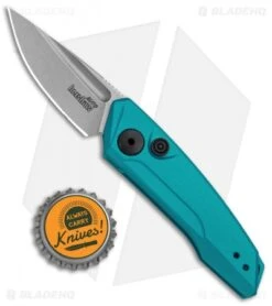 Kershaw Launch 9 Automatic Knife Teal (1.8" Working) 7250TEALSW -Kershaw Store Kershaw Launch 9 Auto Blue Working KER7250TEALSW BHQ 115103 jr bottlecap