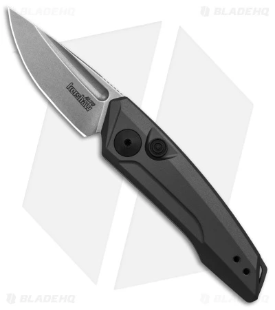 Kershaw Launch 9 Automatic Knife Drop Point Gray Aluminum (1.8" Stonewash) 3 Kershaw Launch 9 Automatic Knife Drop Point Gray Aluminum (1.8" Stonewash)