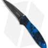 Kershaw Leek Spring Assisted Knife A/O Digital Blue (3" Black SW) 1660DBLU -Kershaw Store Kershaw Leek A O Digital Blue Blackwash KS1660DBLU BHQ 102811 jr