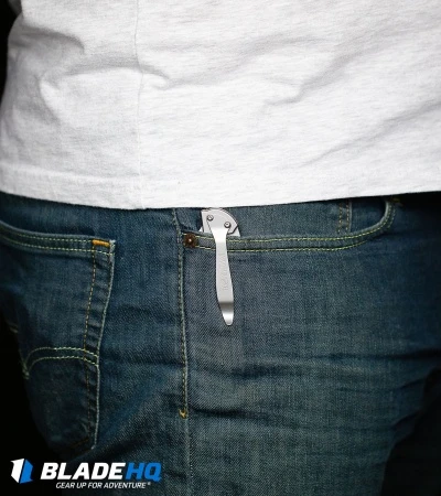 Kershaw Leek Assisted Opening Knife Titanium (3" Satin) 1660TIZDP 3 Kershaw Leek Assisted Opening Knife Titanium (3" Satin) 1660TIZDP