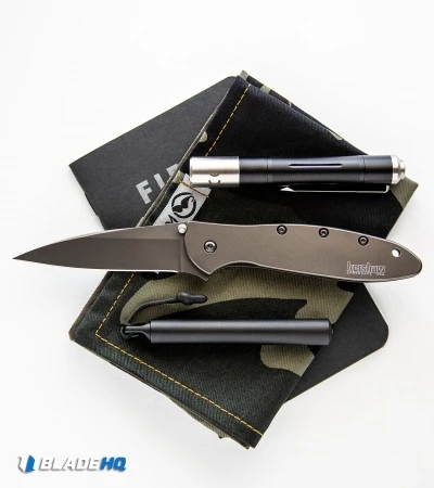 Kershaw Leek Assisted Opening Knife Gray Stainless Steel (3" Gray) 1660GRY 7 Kershaw Leek Assisted Opening Knife Gray Stainless Steel (3" Gray) 1660GRY - Image 5