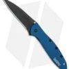 Kershaw Leek Assisted Opening Knife Blue (3" Black) 1660NBBLK 1 Kershaw Leek Assisted Opening Knife Blue (3" Black) 1660NBBLK -Kershaw Store Kershaw Leek Blue black BHQ 77341 er