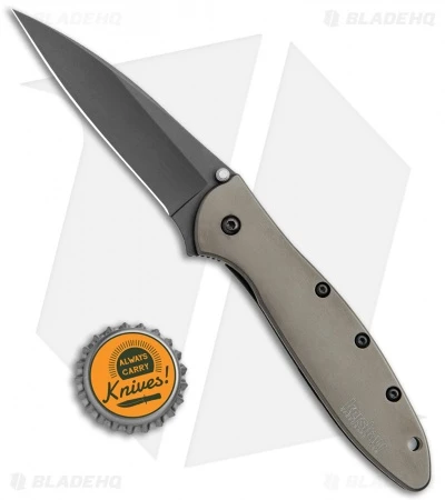 Kershaw Leek Assisted Opening Knife Gray Stainless Steel (3" Gray) 1660GRY 6 Kershaw Leek Assisted Opening Knife Gray Stainless Steel (3" Gray) 1660GRY - Image 4