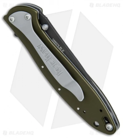 Kershaw Leek Assisted Opening Knife OD Green (3" Black ) 1660OLBLK 4 Kershaw Leek Assisted Opening Knife OD Green (3" Black ) 1660OLBLK - Image 2