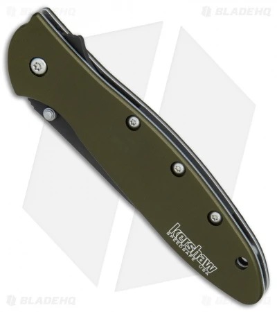 Kershaw Leek Assisted Opening Knife OD Green (3" Black ) 1660OLBLK 5 Kershaw Leek Assisted Opening Knife OD Green (3" Black ) 1660OLBLK - Image 3