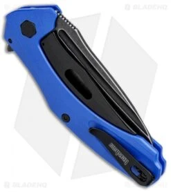 Kershaw Natrix A/O Knife Blue G-10 (3.25" BlackWash) 7007BLUBW -Kershaw Store Kershaw Natrix A O FL Blue Black 7007BLUBW BHQ 82642 jr side