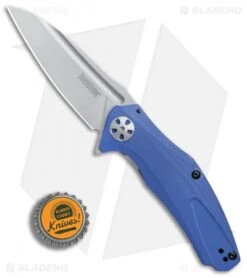 Kershaw Natrix A/O Sub-Frame Lock Knife Blue G-10 (3.25" Stonewash) 7007BLU -Kershaw Store Kershaw Natrix AO blue G10 SW BHQ 79759 er bottlecap
